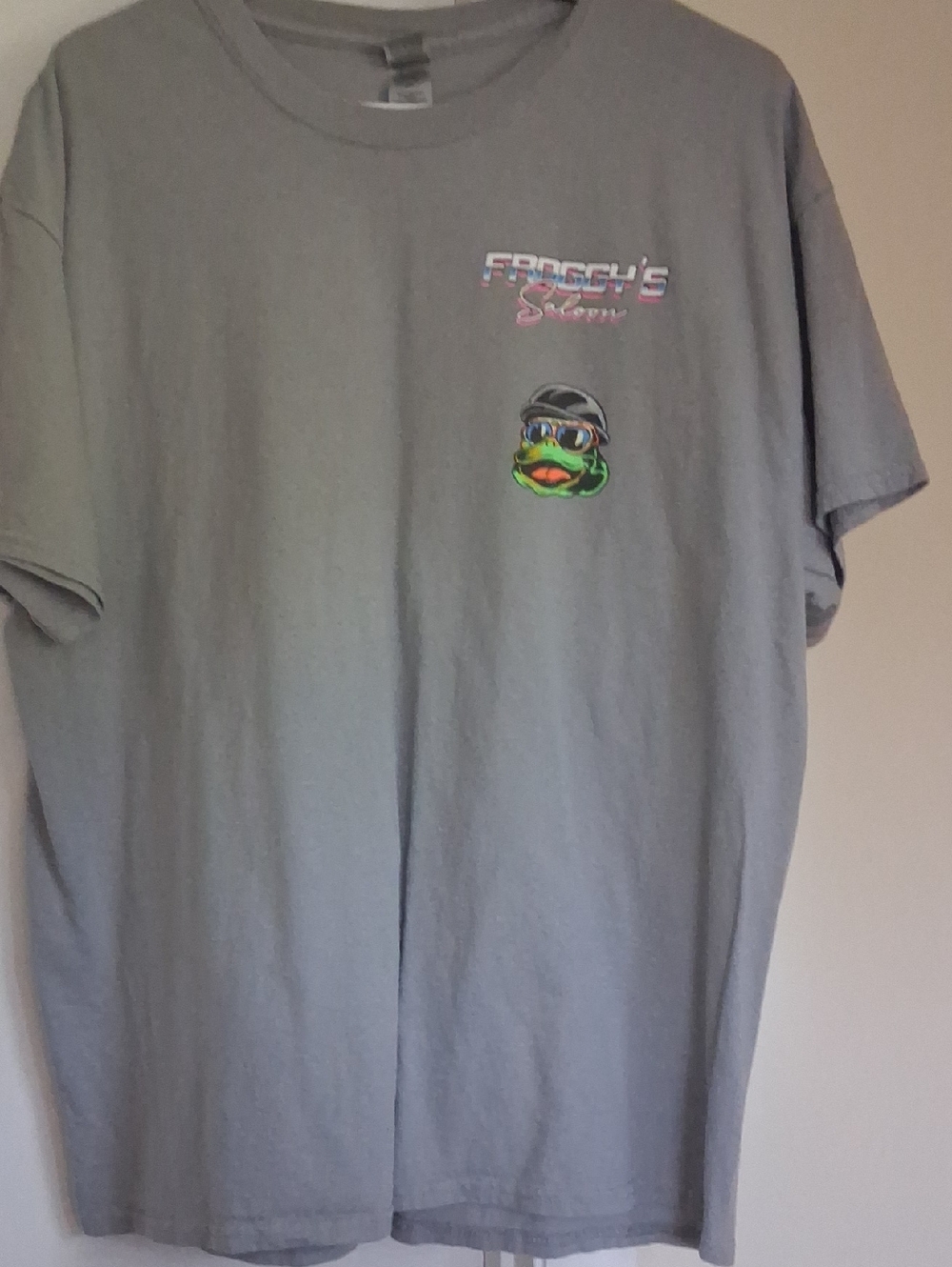 Daytona Bike Week T-Shirt with Colorful Duck  on front and Graphic on back